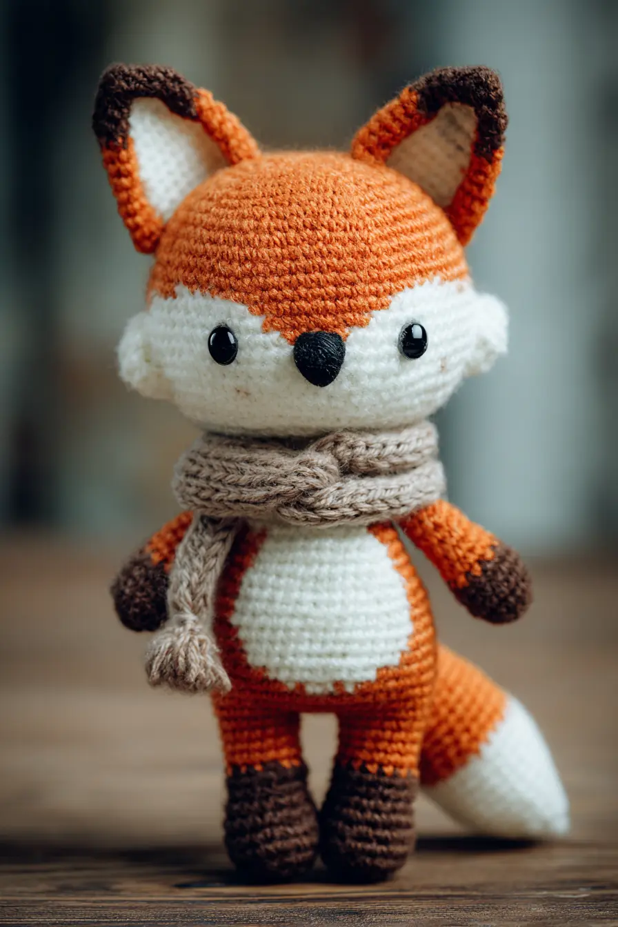 Amigurumi Fox Crochet Pattern — Cute Orange Fox Plush (Beginner-Friendly)