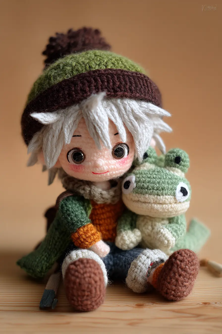 Amigurumi Boy with Frog — Crochet Materials, Size, Safety & Stitch Tips