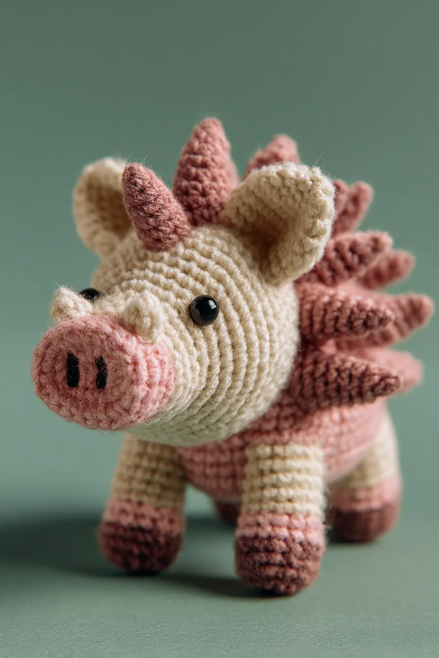 Amigurumi Spike-Hog (Hedgehog-Boar) Crochet Pattern — Materials & Tips