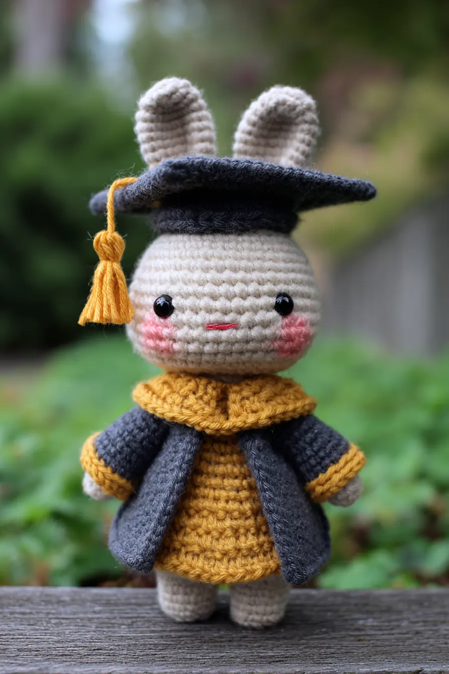 Amigurumi Graduation Bunny — Crochet Cap & Gown Pattern Tips