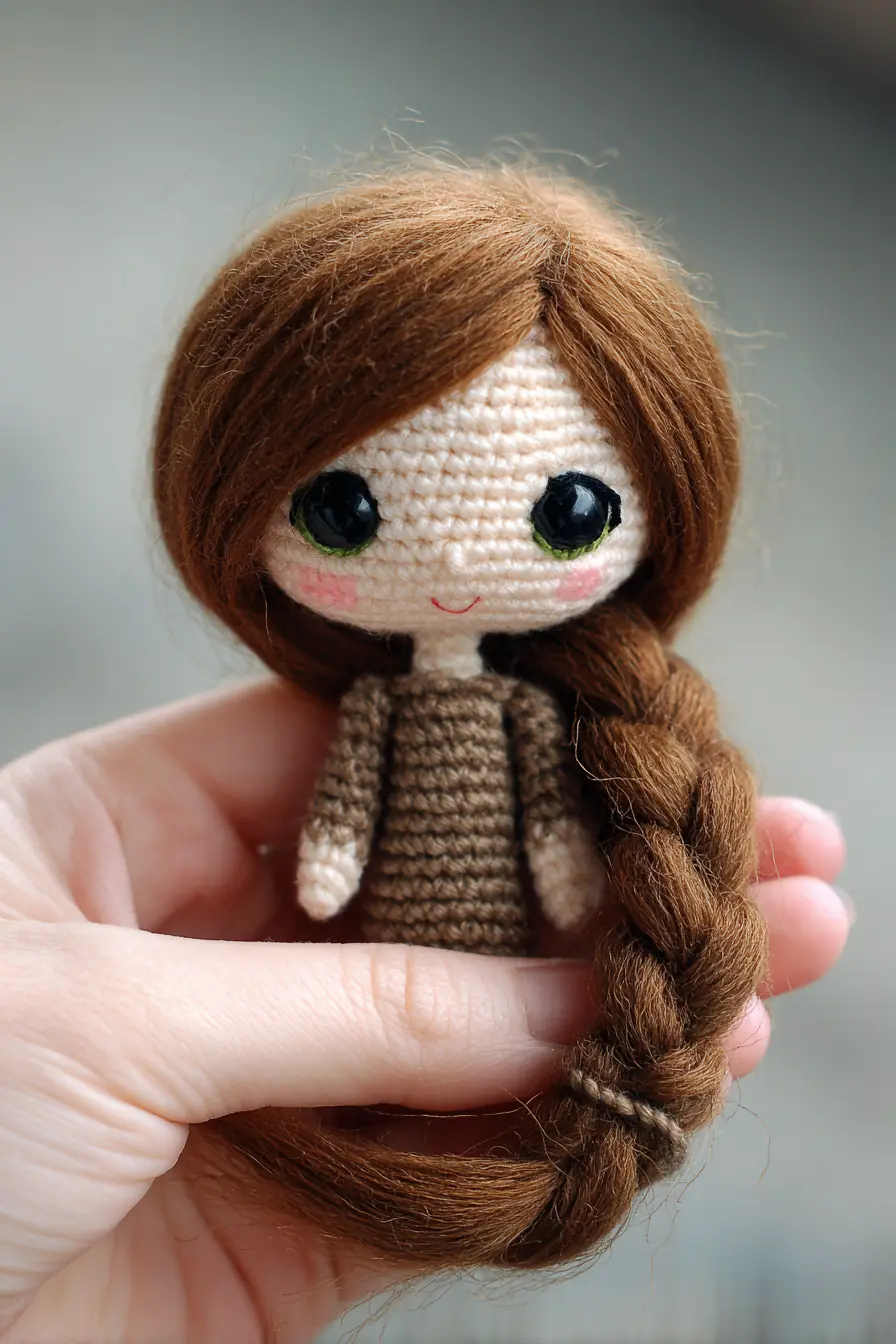Amigurumi Braided-Hair Doll: Crochet Materials, Stitches & Safety Tips