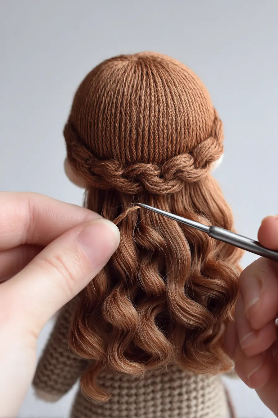 Amigurumi Braided Curly Hair — Yarn, Hook Sizes & Safety Tips