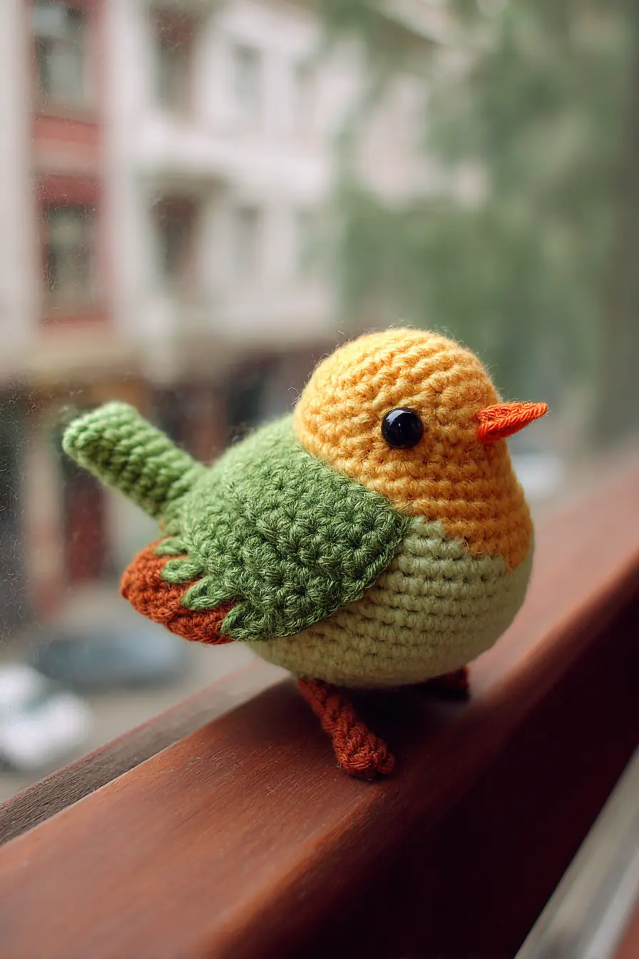 Amigurumi Crochet Bird Pattern — Small Cute Bird with Wings & Safety Tips
