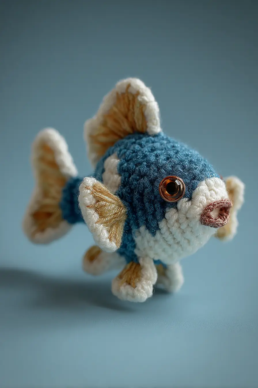 Amigurumi Crochet Fish — Small Toy Pattern (DK/Worsted Yarn, Safety Eyes)