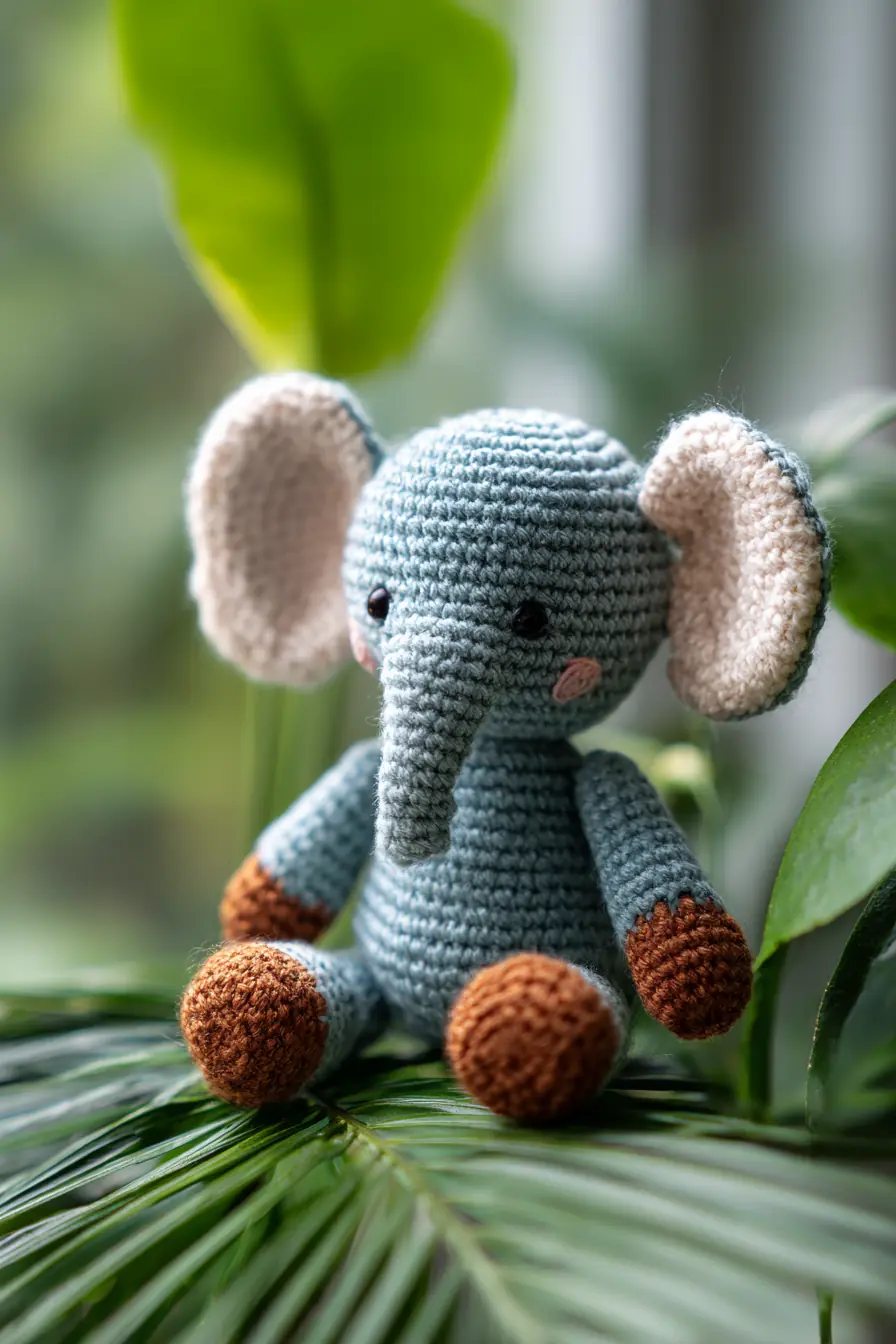 Amigurumi Crochet Elephant — Small Soft Toy Pattern, Materials & Tips