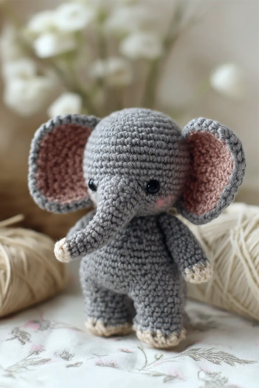 Amigurumi Crochet Elephant — Small Grey Plush Toy Pattern & Tips