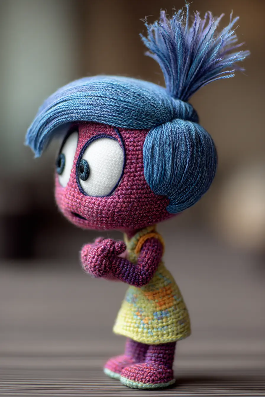 Amigurumi Crochet Doll with Blue Ponytail — Materials, Stitches & Safety Tips