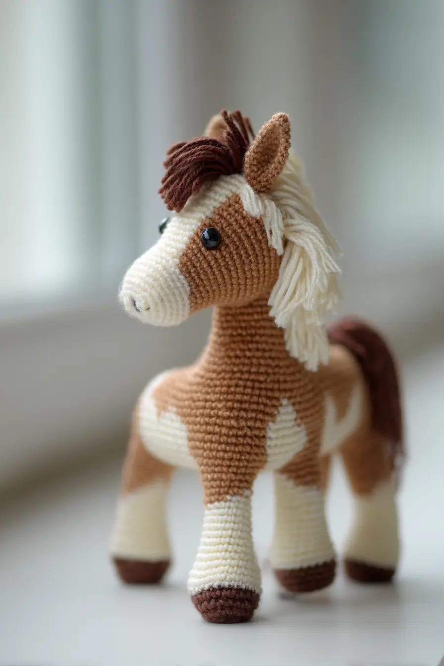 Amigurumi Crochet Horse — Realistic Pony Toy Pattern with Safety Tips