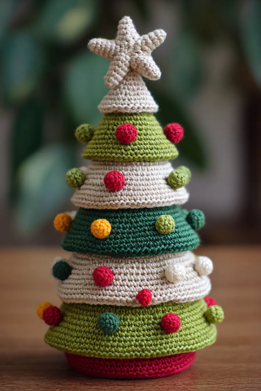 Amigurumi Crochet Stacked Christmas Tree — Mini DIY Pattern & Tips