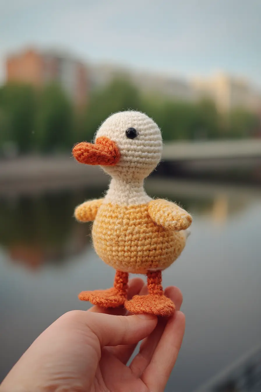 Amigurumi Crochet Duck Pattern — Small Plush Duck Toy