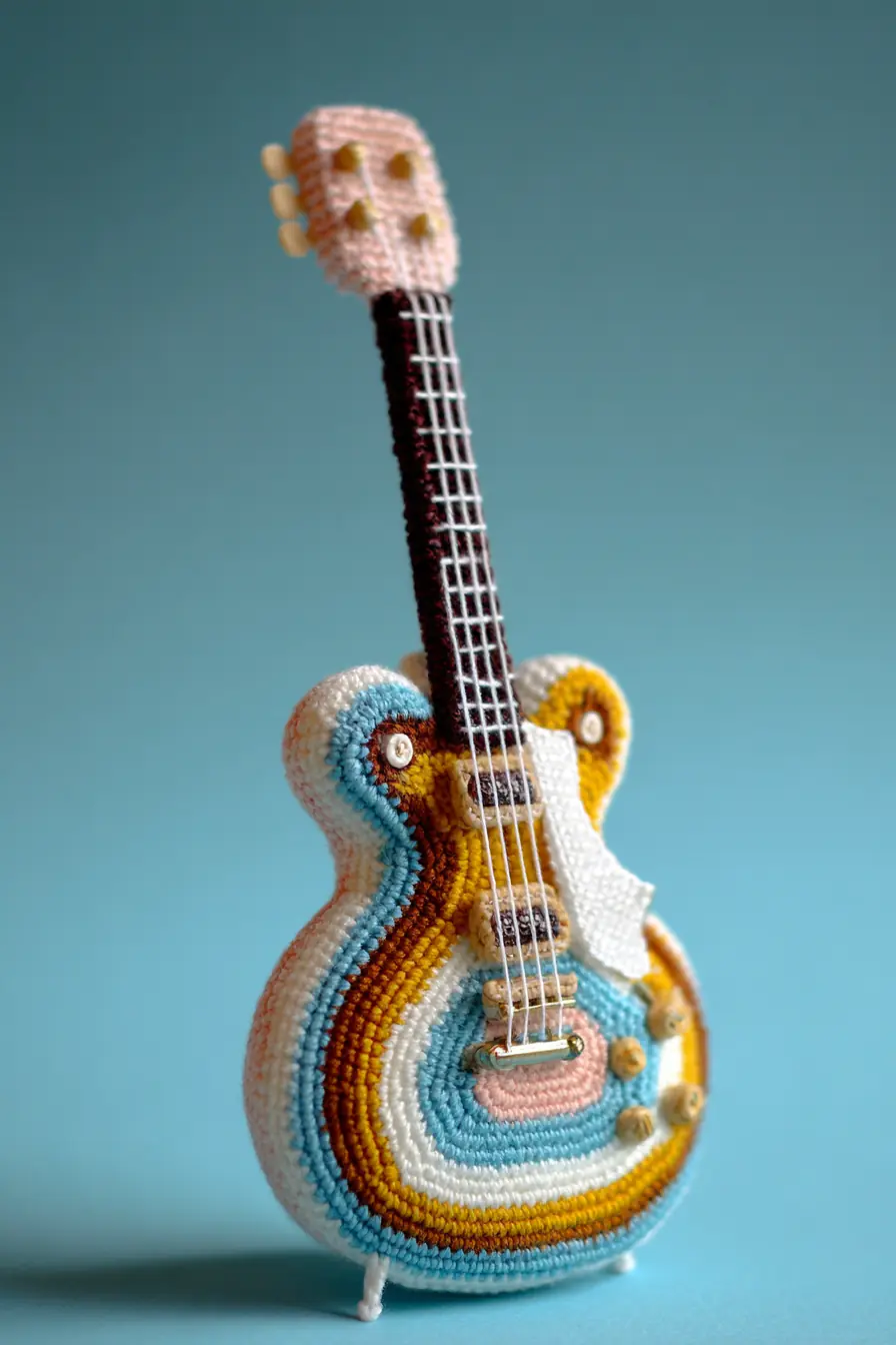Amigurumi Crochet Guitar — Miniature Electric Guitar Pattern & Tips