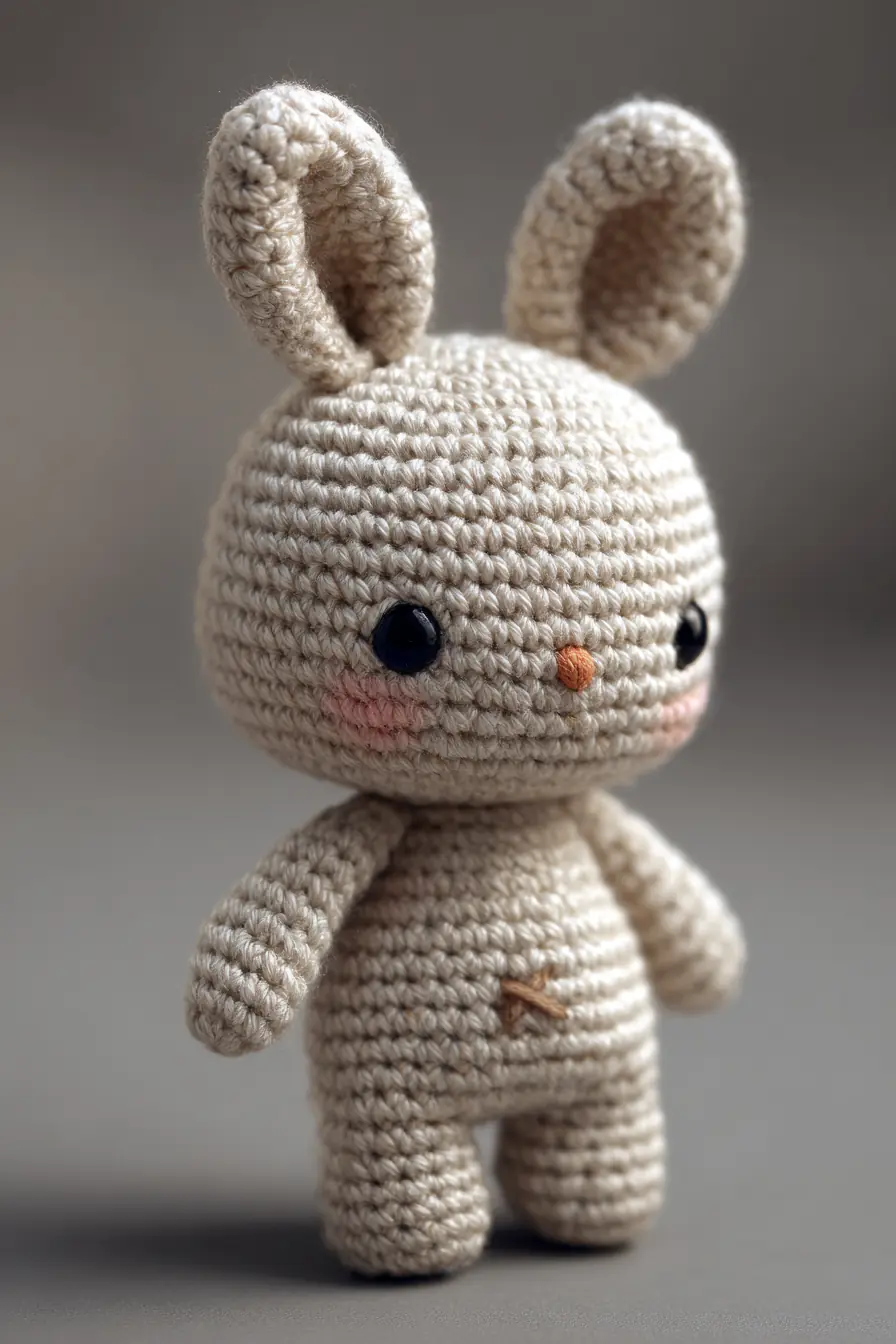 Amigurumi Crochet Bunny — Small Soft Toy Pattern (Worsted Yarn, 3.5mm Hook)