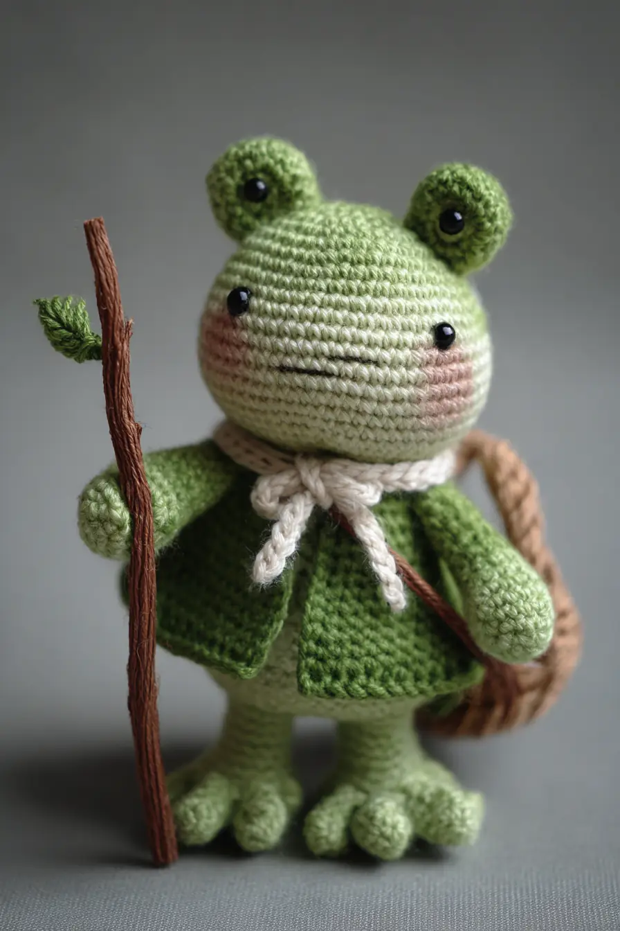 Amigurumi Frog Crochet Pattern — Mini Frog Doll (Materials & Tips)