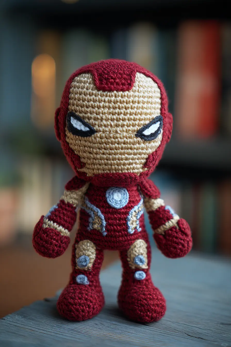 Amigurumi Iron‑Man‑Style Crochet Doll — Materials, Stitches & Safety Tips