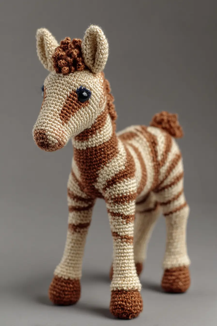 Amigurumi Striped Foal — Crochet Zebra/Horse Toy Pattern