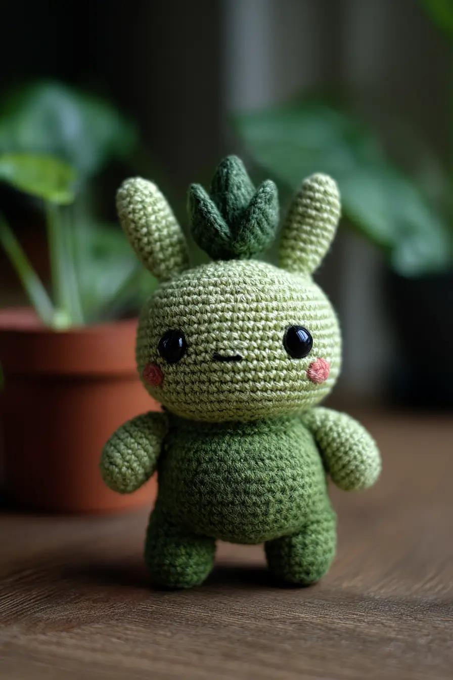 Amigurumi Succulent Bunny — Crochet Pattern, Materials & Safety Tips