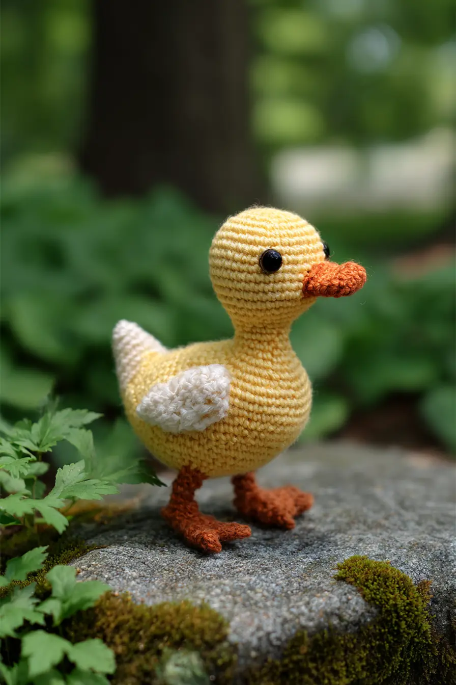 Amigurumi Duck Toy Pattern — Small Crochet Yellow Duck (Single Crochet)
