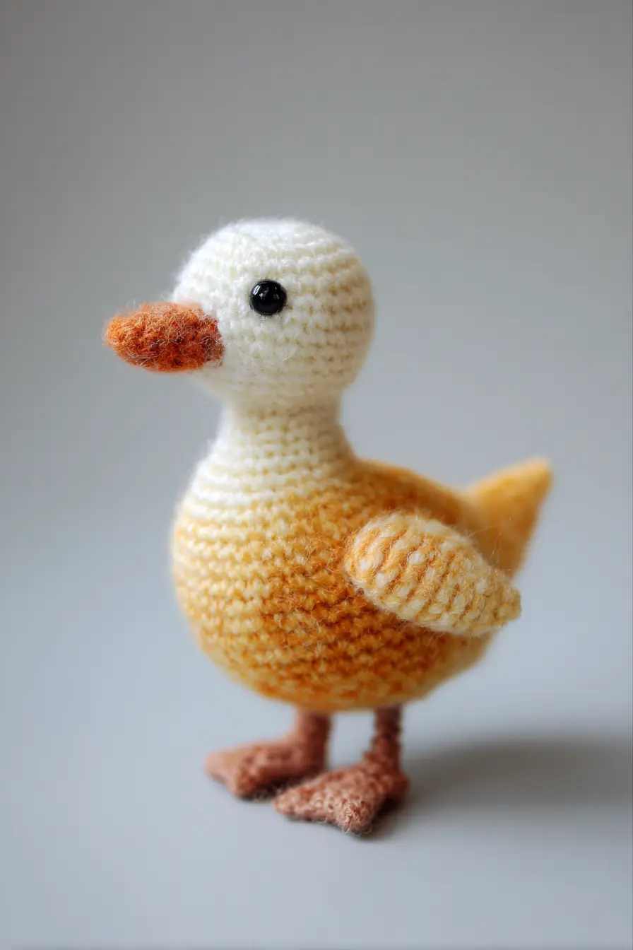 Amigurumi Duckling Crochet Pattern — Small Plush Toy (DK Yarn, Beginner-Friendly)