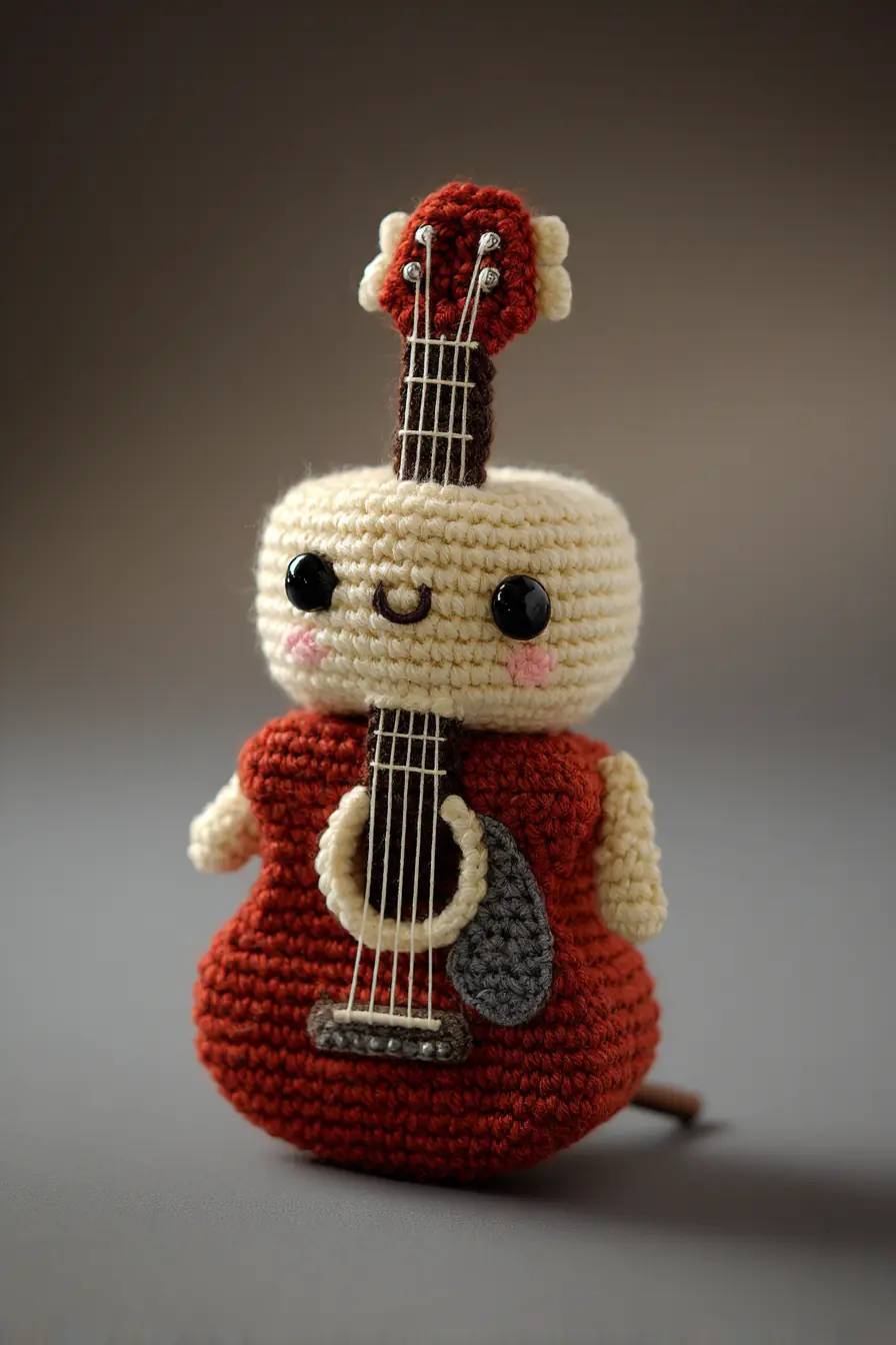 Amigurumi Guitar Doll — Crochet Pattern, Materials & Safety Guide