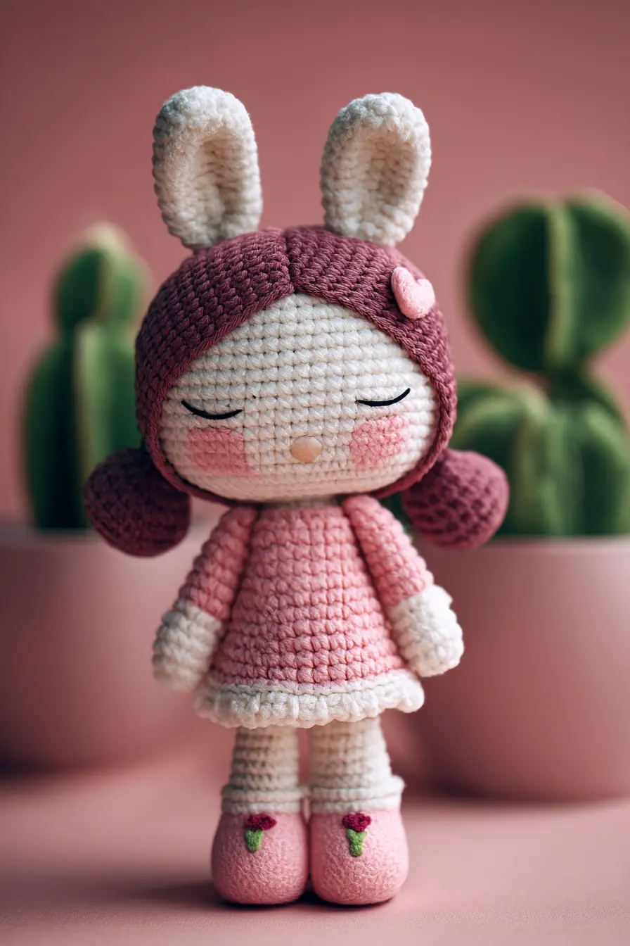 Amigurumi Bunny Girl Crochet Doll — Soft Plush Pattern & Tips