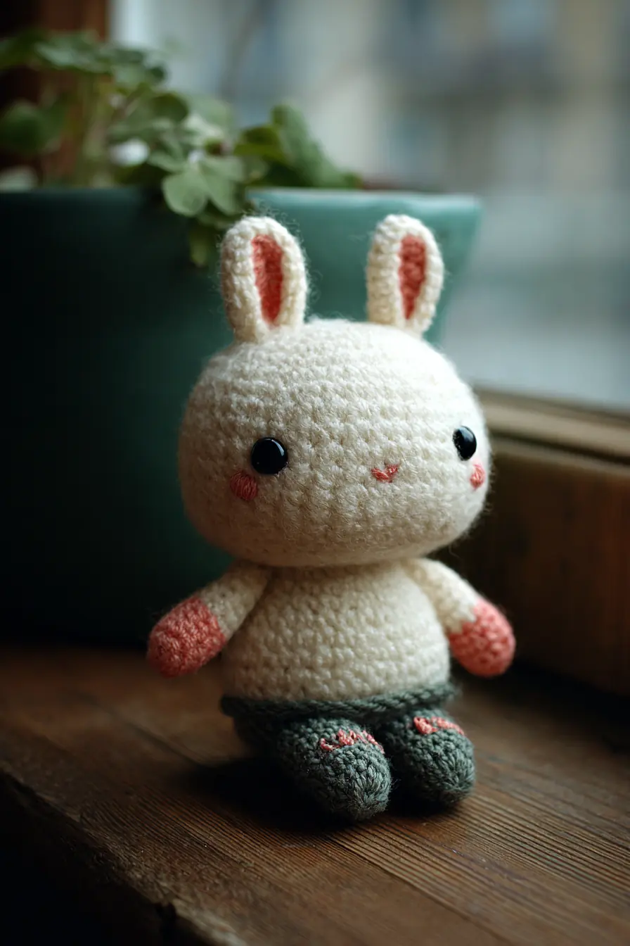 Amigurumi Bunny Plush — Cute Crochet Rabbit Pattern (Worsted Yarn)