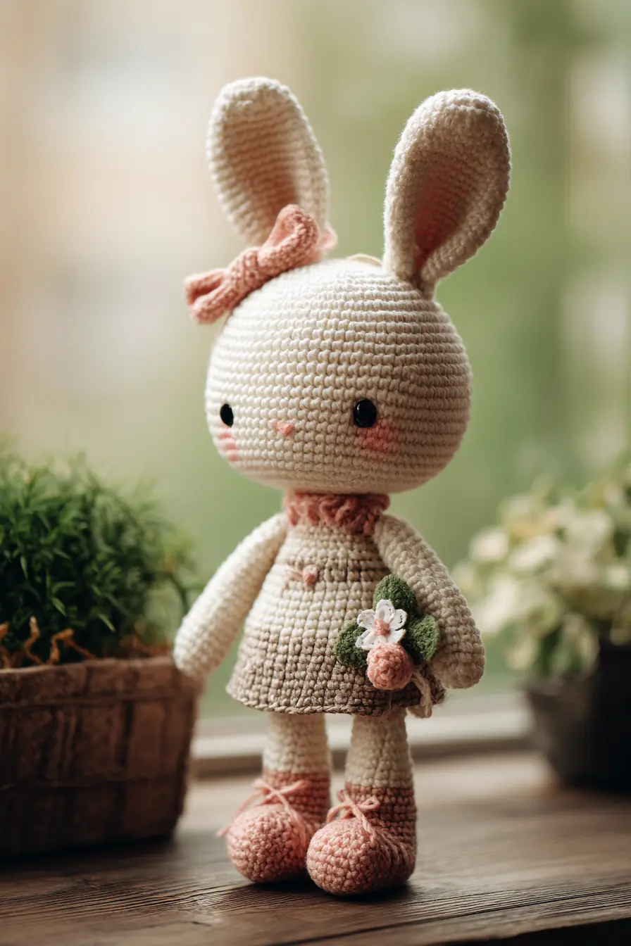 Amigurumi Bunny Doll Pattern — Cotton Yarn, Safety Tips & Size Guide