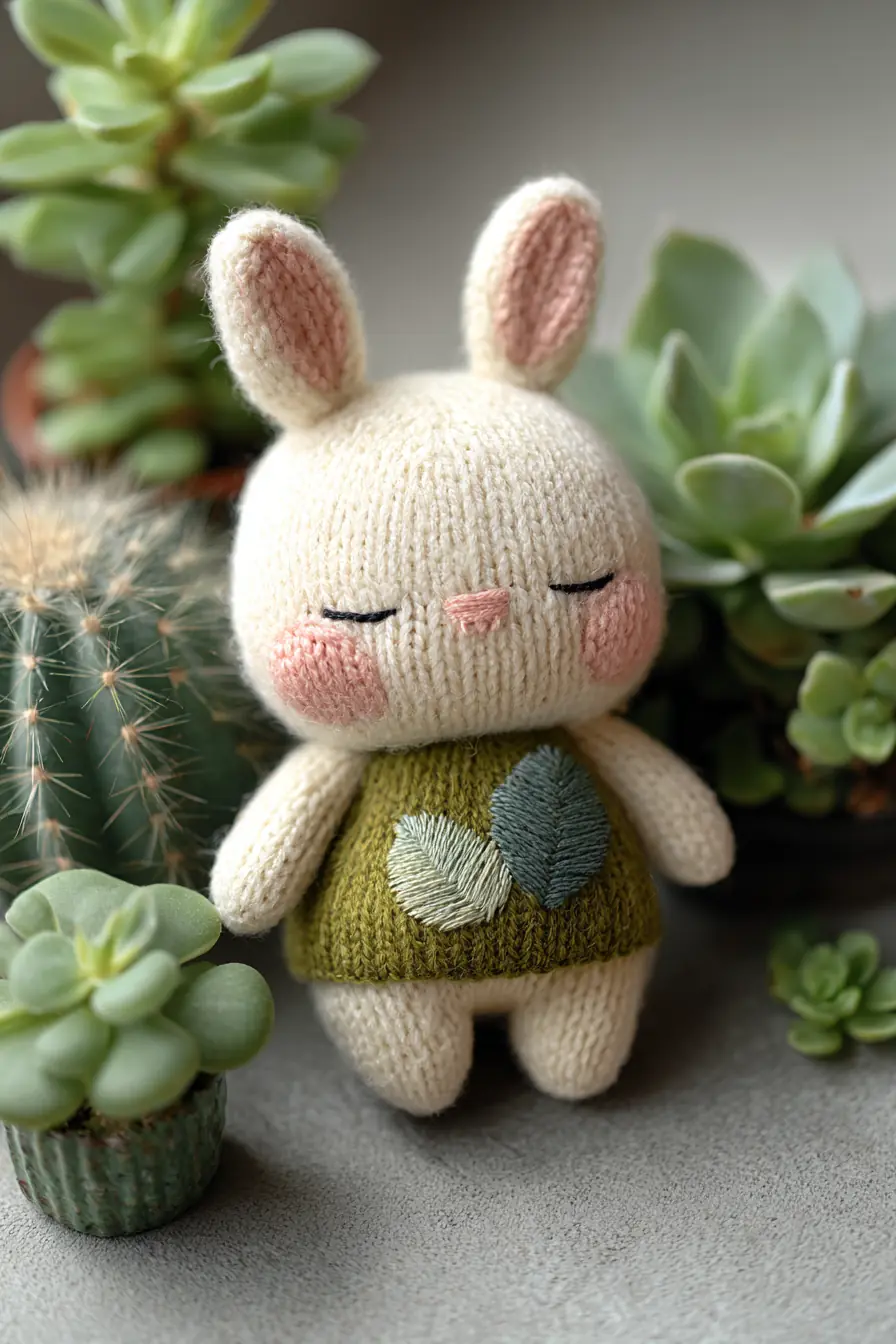 Amigurumi Bunny with Embroidered Dress — Materials, Size & Stitch Tips