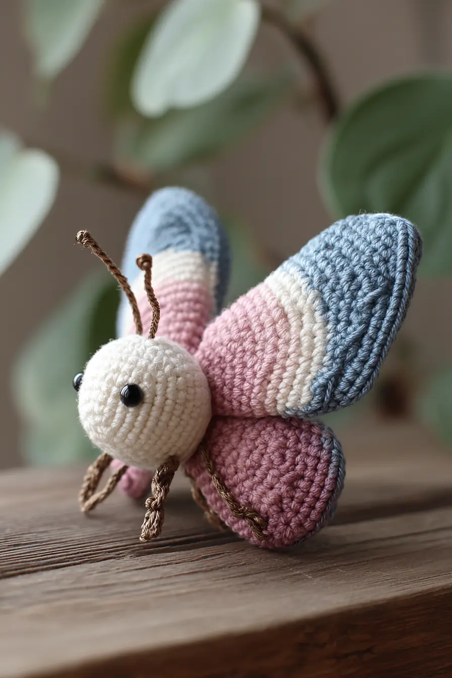 Amigurumi Butterfly Crochet Pattern — Materials, Stitches & Safety Tips