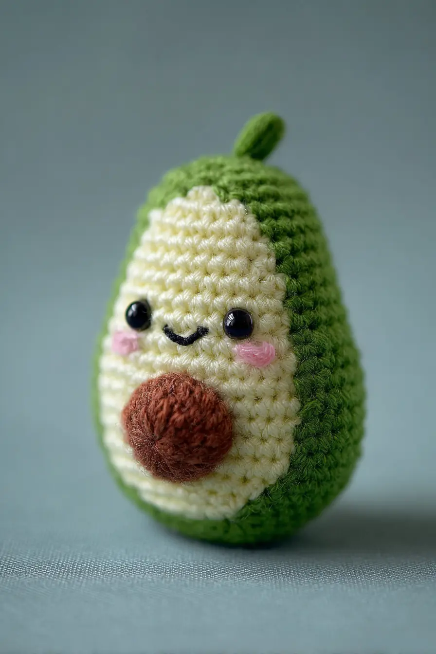 Amigurumi Avocado Toy — Crochet Materials, Stitches, Size & Safety Tips