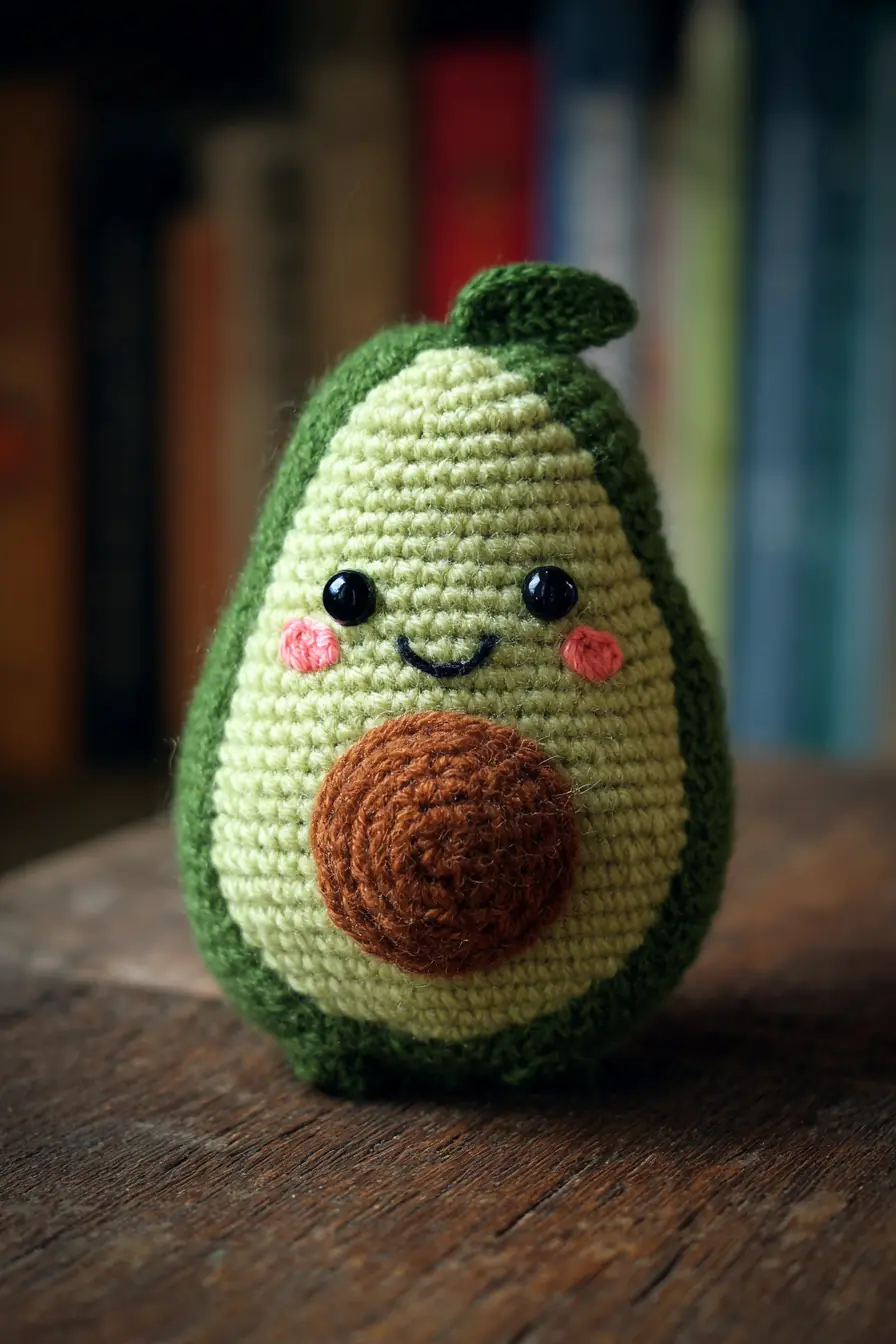 Amigurumi Avocado: Crochet Pattern, Materials & Safety Tips