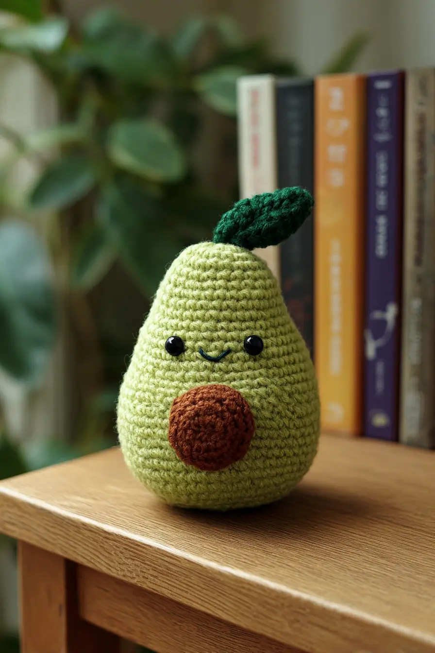 Amigurumi Avocado Crochet Plush — Materials, Stitches & Safety Tips