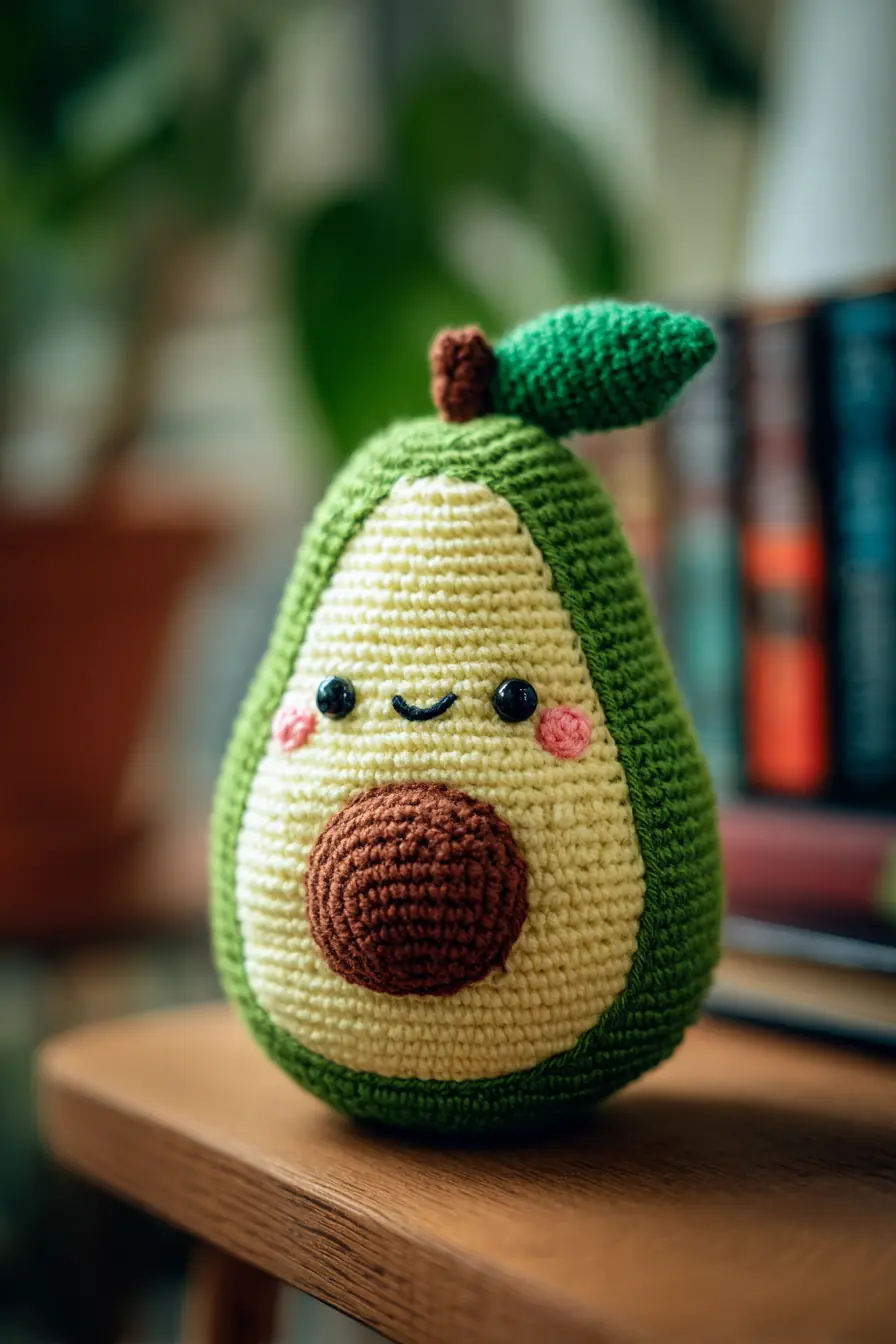 Amigurumi Avocado Crochet Plush — Pattern, Materials & Safety Tips