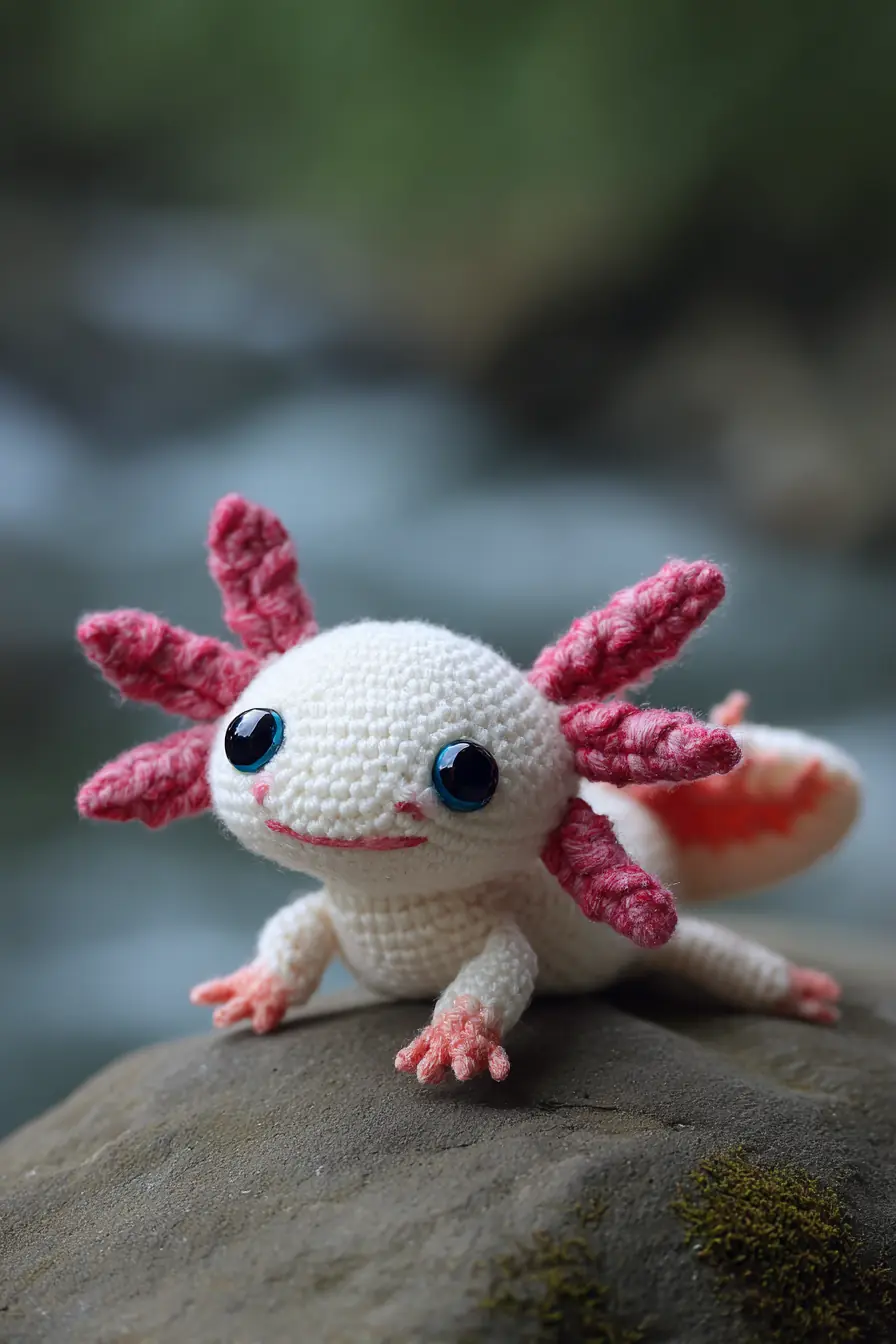 Amigurumi Axolotl Crochet Pattern — Cute Plush Axolotl Toy