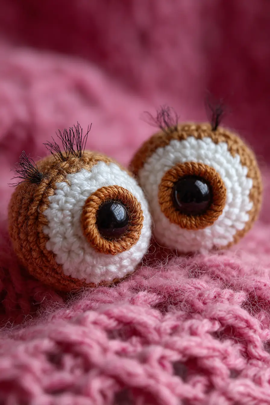 Amigurumi Eyeballs Crochet Guide - Materials, Stitches, Size & Safety Tips