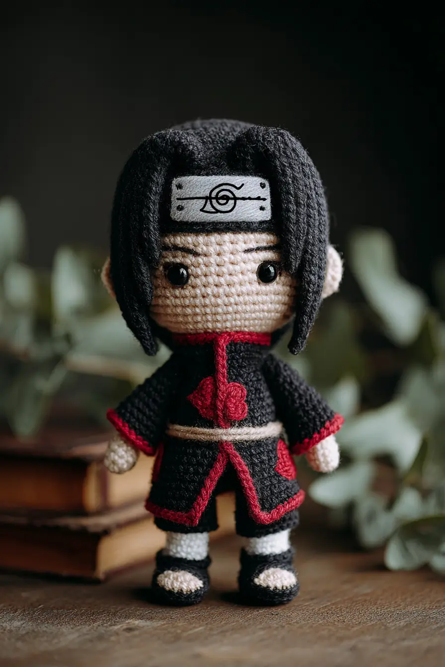 Anime-Inspired Black Cloak Amigurumi — Crochet Materials, Stitches & Helpful Tips