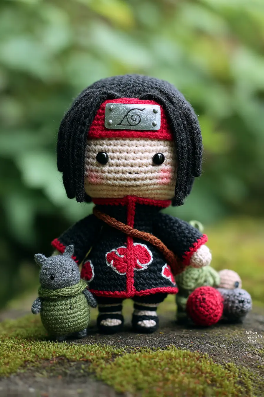 Anime-Inspired Cloaked Amigurumi Doll — Materials, Stitches & Safety Tips
