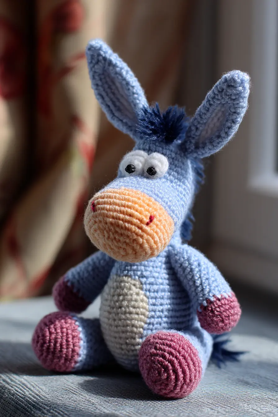 Soft Crochet Donkey Amigurumi Pattern — Materials, Stitches & Safety Tips