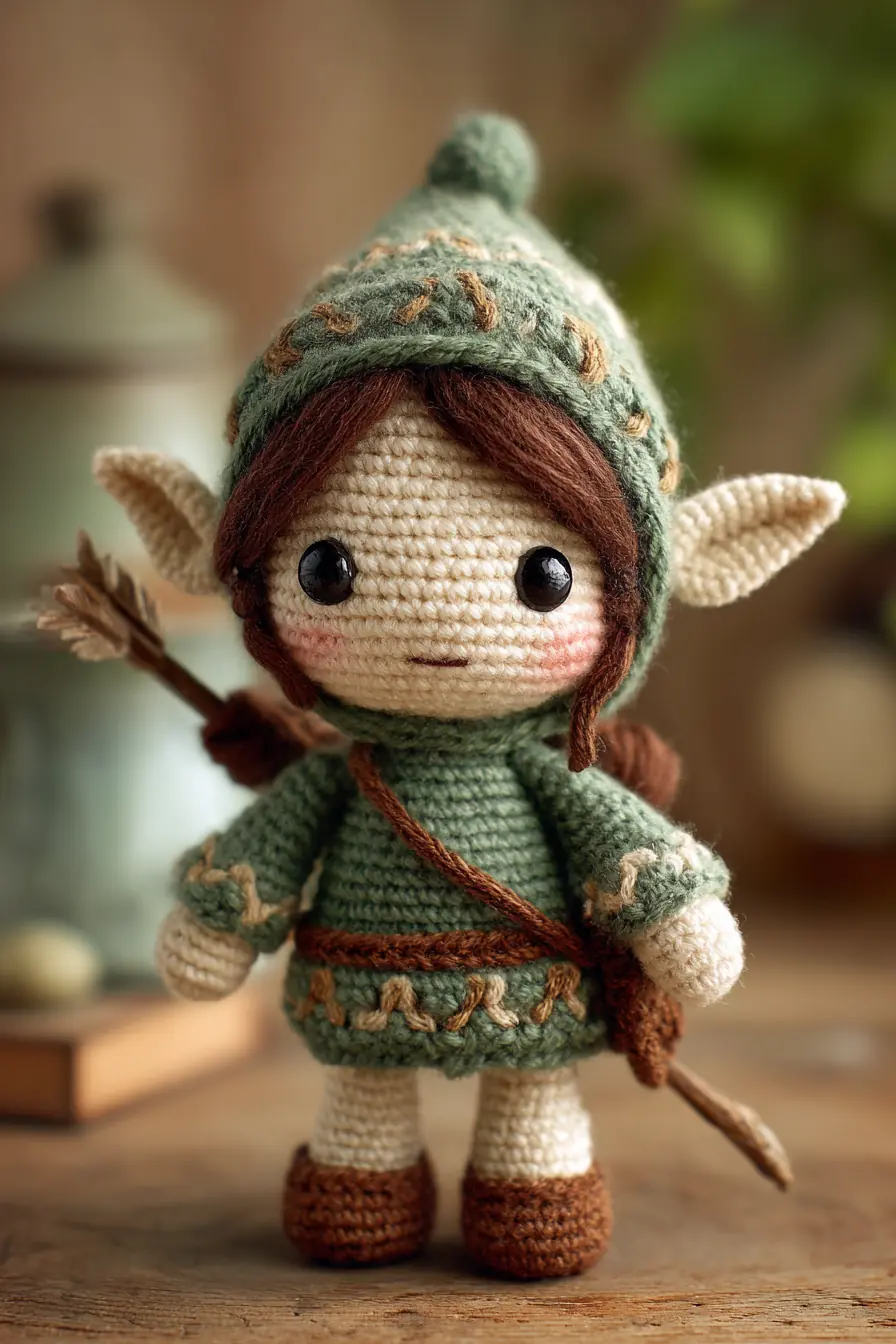 Forest Elf Amigurumi Crochet Doll — Pattern, Materials & Tips