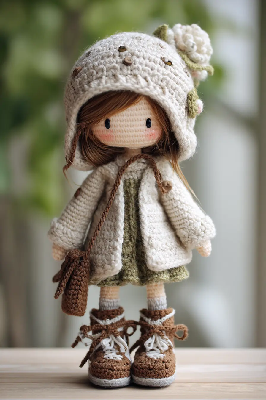 Cozy Hooded Amigurumi Doll — Crochet Doll Pattern & Materials Guide