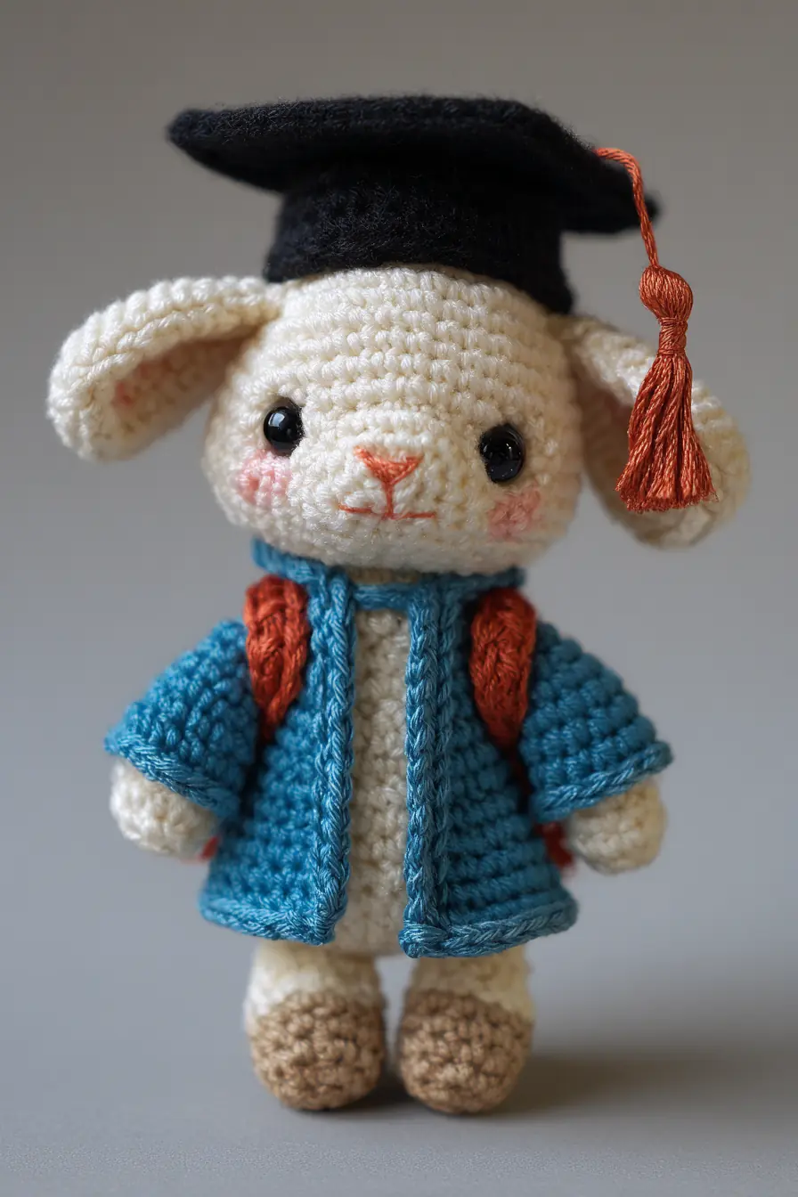 Graduation Bunny Amigurumi Crochet Pattern — Cute Grad Doll Tutorial