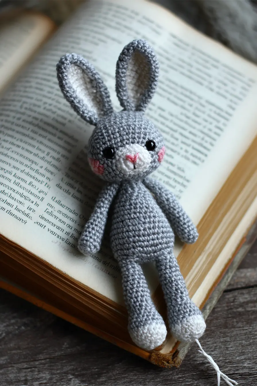 Gray Bunny Amigurumi Pattern — Crochet Materials, Stitches, Size & Safety Tips