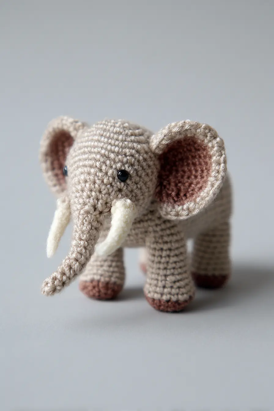 Crochet Elephant Amigurumi — Materials, Stitches, Size & Safety Tips