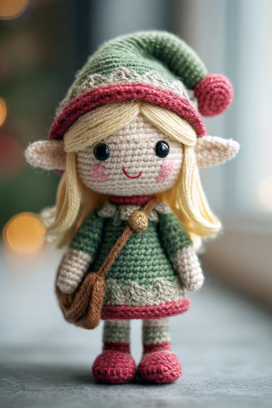 Crochet Elf Amigurumi Doll — Holiday Toy Pattern (Small Cute Elf)