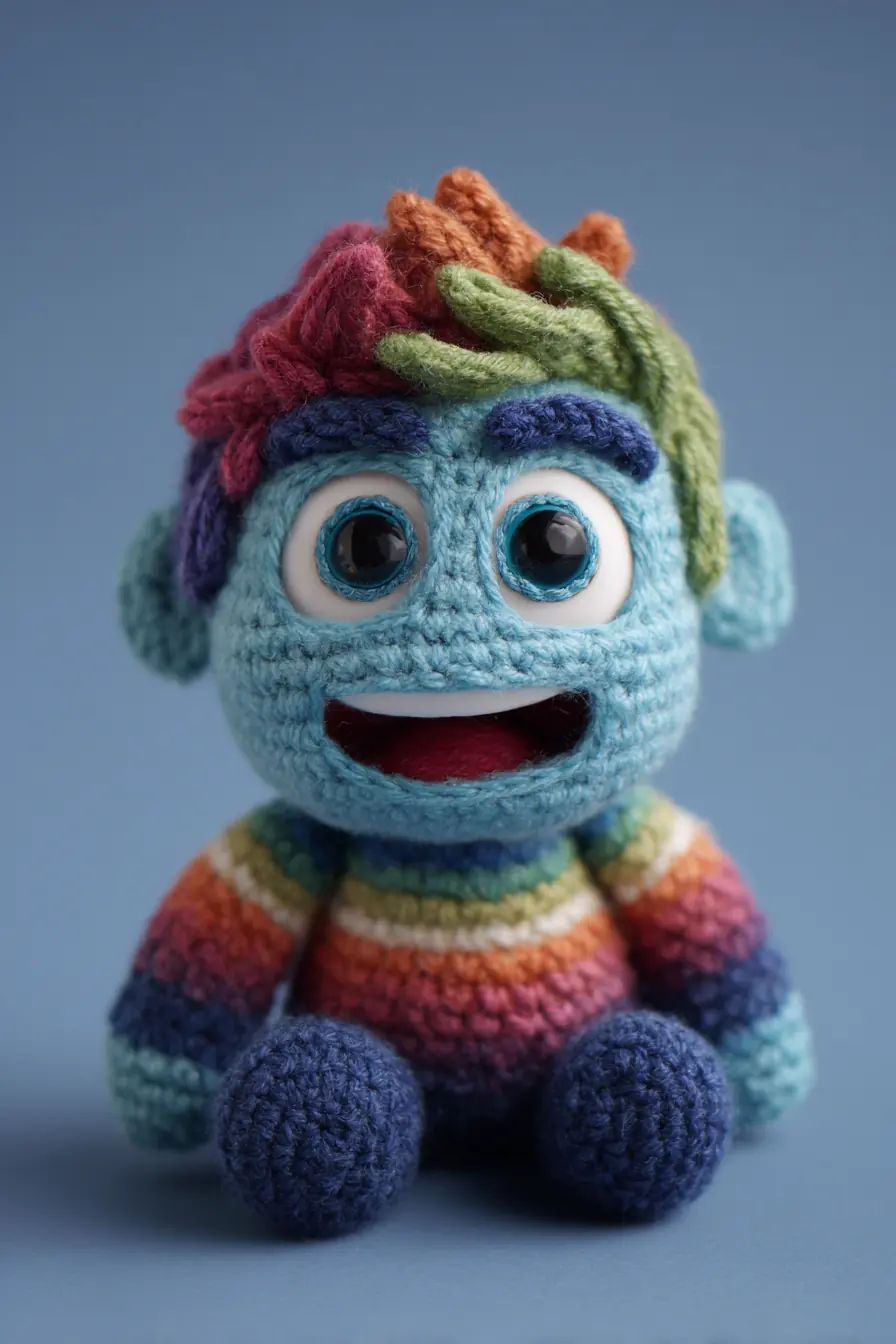 Crochet Amigurumi Rainbow Monster — Small Plush Toy Pattern & Tips