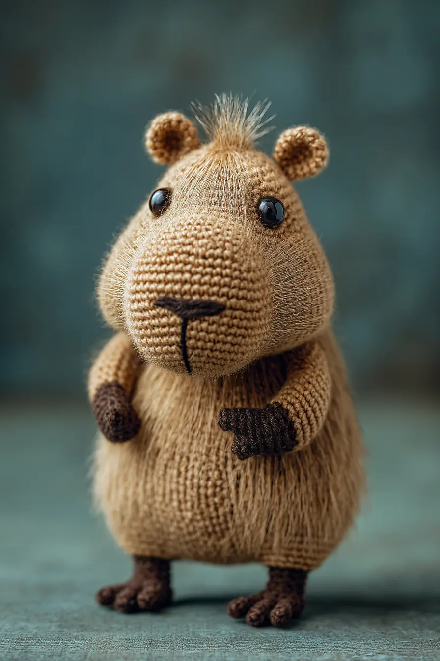 Crochet Amigurumi Capybara Toy — Materials, Stitches, Size & Safety Tips