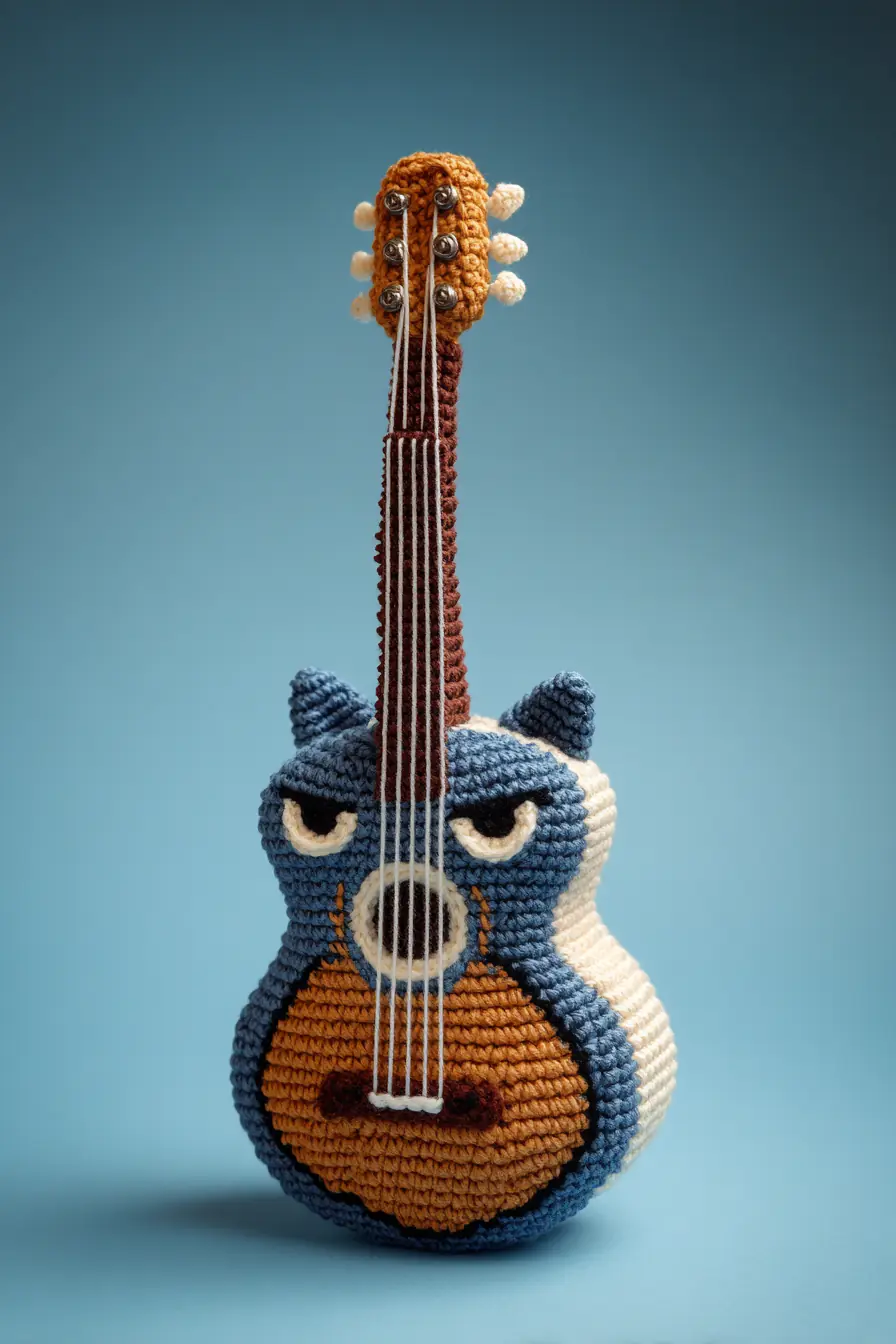 Crochet Amigurumi Cat Acoustic Guitar — Pattern, Materials & Helpful Tips