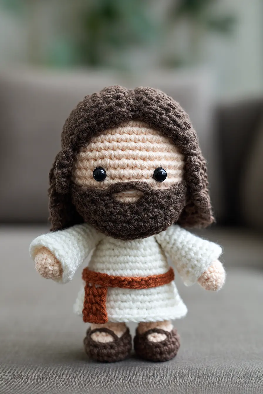 Crochet Amigurumi Jesus Doll — Soft Yarn, Simple Stitches & Safety Tips