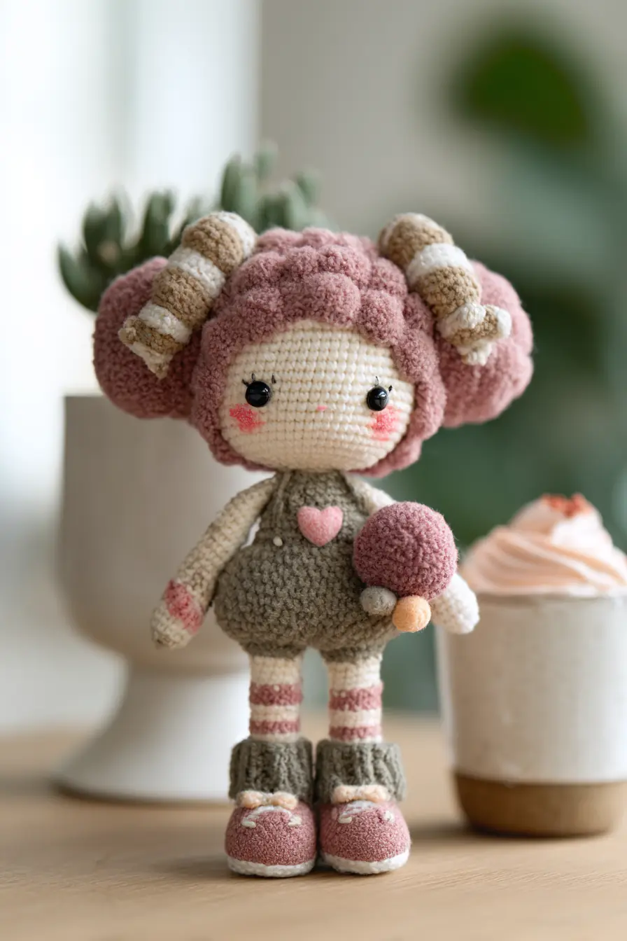 Crochet Amigurumi Sheep Girl Doll — Pattern Tips, Materials & Safety Guide