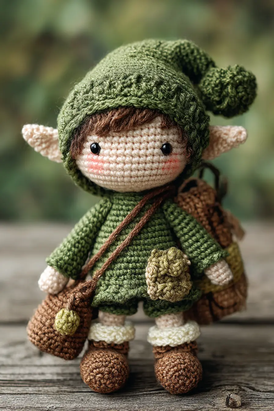 Crochet Amigurumi Elf Doll — Materials, Stitches, Safety & Size Guide