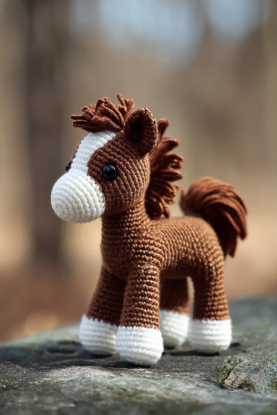 Crochet Amigurumi Horse — Brown Pony Pattern, Materials & Helpful Tips